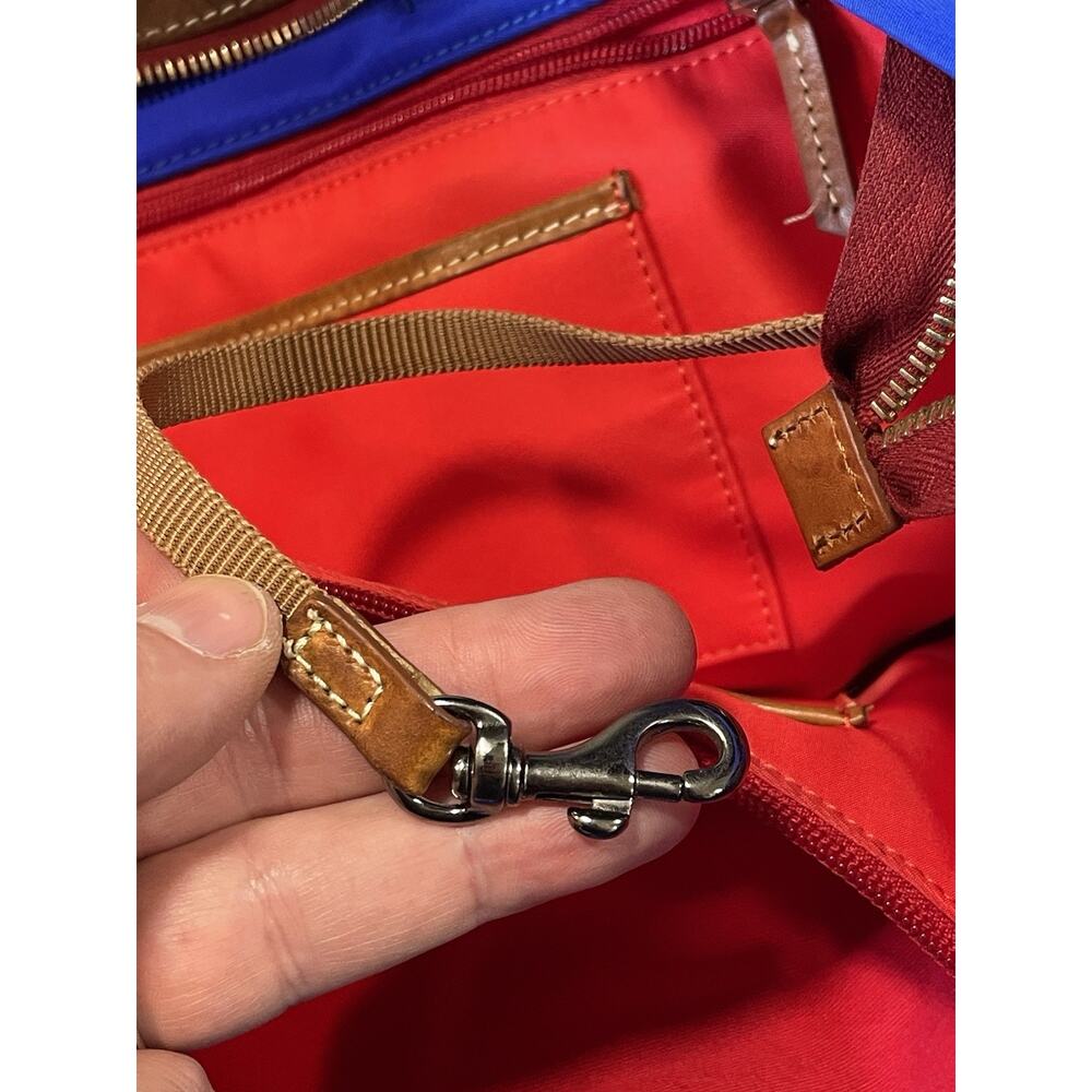Dooney & Bourke X Large Nylon Windham Leighton Tote Bag Blue-Beach Bag J11628497 - Picture 14 of 16